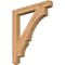 Ekena Millwork Balboa Craftsman Smooth Bracket, Western Red Cedar, 3 1/2"W x 30"D x 34"H BKT04X30X34BOA04SWR - alternate 1
